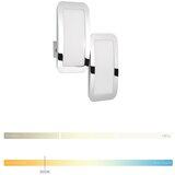 Wofi 4526.02.01.6000- set 2x led prigušiva zidna svetiljka saga LED/8W/230V | Eponuda.com