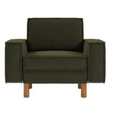 Atelier Del Sofa 1-Seat sofa sparrow 1 oil green walnut Cene