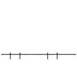  Komplet kliznih vrata ormarića 244 cm ugljični čelik | Eponuda.com