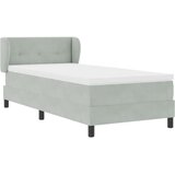  Krevet s opruga kutije Svjetlosiva 80 x 200 cm Baršun | shoptok.hr