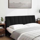 vidaXL Vzglavna stranica črna 160 cm blago | Shoptok.si