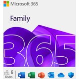 Microsoft 365 Family slovenska naročnina 1 leto za 6 uporabnikov Cene