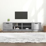 vidaXL TV omarica 2 kosa betonsko siva 80x35x36,5 cm konstruiran les Cene