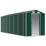  Vrtno spremište zeleno 191 x 555 x 198 cm od pocinčanog čelika | shoptok.hr