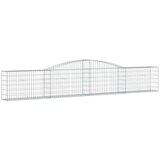  Lučne gabionske košare 10 kom 400x30x60/80 cm pocinčano željezo | shoptok.hr