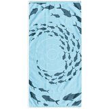 DecoKing Modra brisača za plažo 90x180 cm Shoal - DecoKing Cene
