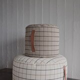 OYOY Living Design Kremno bela vreča za sedenje Grid – | Shoptok.si