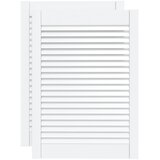  Vrata za ormarić rešetkasta 2 kom bijela 69 x 49,4 cm borovina | shoptok.hr