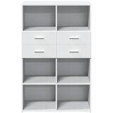 Visoka komoda bijela 80 x 42,5 x 124 cm konstruirano drvo | shoptok.hr