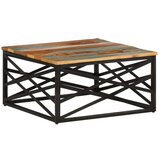 vidaXL stolić za kavu 68 x 68 x 35 cm od masivnog obnovljenog drva | shoptok.hr