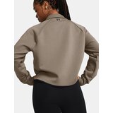 Under Armour Sweatshirt Unstoppable Flc Rugby Crop-BRN - Women | Shoptok.si