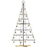 vidaXL božično stožčasto drevo z stojalom Črna 180 cm Jeklo | Shoptok.si