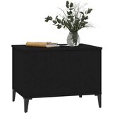  Stolić za kavu crni 60 x 44 5 x 45 cm od konstruiranog drva | shoptok.hr