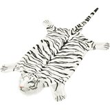 vidaXL Plišasta preproga tiger 144 cm bele barve, (20668402) | Shoptok.si