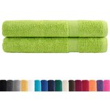 The Living Store Premium brisače SOLUND 2 kosa zelena 80x200 cm 600 g/m2 - Brisača Za Savno, (21418161) | Shoptok.si