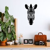 Wallity Zidna dekoracija Zebra, 37x65 cm, 8 mm, Crna Cene