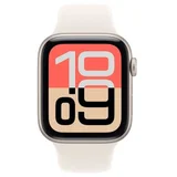 watch se 3 gps 44mm starlight aluminium case with starlight sport band - m/l (mehj4et/a)