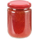 vidaXL stekleni kozarci z rdečimi pokrovi 96 kosov 230 ml | Shoptok.si