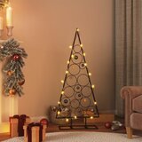 vidaXL Kovinska novoletna jelka za dekoracijo črna 125 cm | Shoptok.si