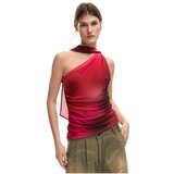 Desigual crveni asimetrični top Cene