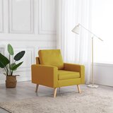 The Living Store Fotelj iz rumenega blaga - Fotelj, (21420180) Cene