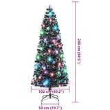  Osvijetljeno božićno drvce sa stalkom i LED 240 cm optička vlakna | Eponuda.com