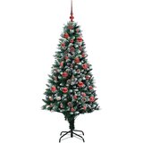 vidaXL Umestno božično drevo Zelena 150 cm PVC, jeklo in plastika | Shoptok.si