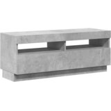TV ormarić s LED svjetlima siva boja betona 100 x 35 x 40 cm | Eponuda.ba