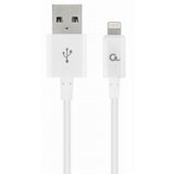 Gembird CC-USB2P-AMLM-2M-W 8-pin charging and data cable, 2m, white Cene