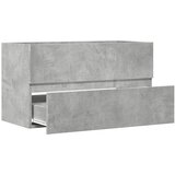 Ormarić za umivaonik boja betona 90x38,5x45cm konstruirano drvo | shoptok.hr