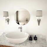  Zidno ogledalo 40 cm okruglo stakleno | shoptok.hr