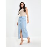 Sinsay Midi suknja od trapera | shoptok.hr