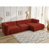 Bobochic Paris Ciglasta kutna garnitura od bouclé tkanine (s desnim kutom) Zephyr – | shoptok.hr