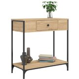  Konzolni stol boja hrasta 75 x 34 5 x 75 cm konstruirano drvo | shoptok.hr