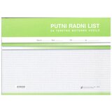 NARODNE NOVINE-UT VI-26 PUTNI RADNI LIST ZA TERETNO MOTORNO VOZILO; Blok 2 x 50 listova, 29,7 x 21 cm | shoptok.hr