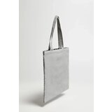 Marisse Gray Animal Print Shopper Bag | Shoptok.si