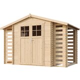 Timbela Lesena vrtna lopa - 328x206xH218 cm/ 5,47 m2 - Vrtna hiša brez podov - M391F, (21999119) | Shoptok.si