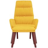  Stolica za opuštanje od tkanine sa stolcem boja senfa | shoptok.hr