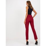 LAKERTA Trousers-LK-SP-506616.84-burgundy | Shoptok.si