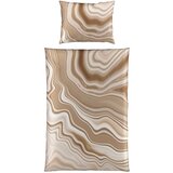 Esposa obojestranska posteljnina 140/200 cm saten naravne barve | Shoptok.si