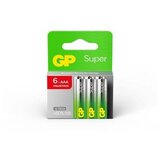  Baterije GP LR03-SBV6 AAA Super Alkaline, 6kom Cene