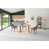 MID.YOU JEDILNA MIZA, v celoti masivno akacija barve akacije | Shoptok.si