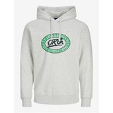 Jack & Jones Light Grey Mens Sweatshirt Arthur - Mens Cene