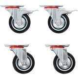 vidaXL Gibljiva kolesa 16 kosov 75 mm, (21036058) | Shoptok.si