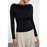 Trendyol Black Collar Detailed Knitwear Sweater | Shoptok.si