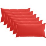  Presvlaka za jastuk 6 pcs HEERLEN Crvena 40 x 80 cm Poliester | shoptok.hr