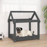 vidaXL Krevet za pse sivi 71 x 55 x 70 cm od masivne borovine Cijene