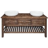 Sapho Smeđi ormarić bez umivaonika od masivne smreke 160x73 cm Brand – | shoptok.hr