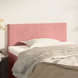 Maison Chic posteljno vzglavje - vzglavna omarica - nočna omarica roza 100x5x78/88 cm žamet, (21705620) | Shoptok.si