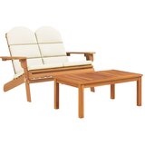 Maison Chic Seti vrtnega pohištva - Vrtna garnitura adirondack 2-delna trden akacijev les, (21795909) Cene